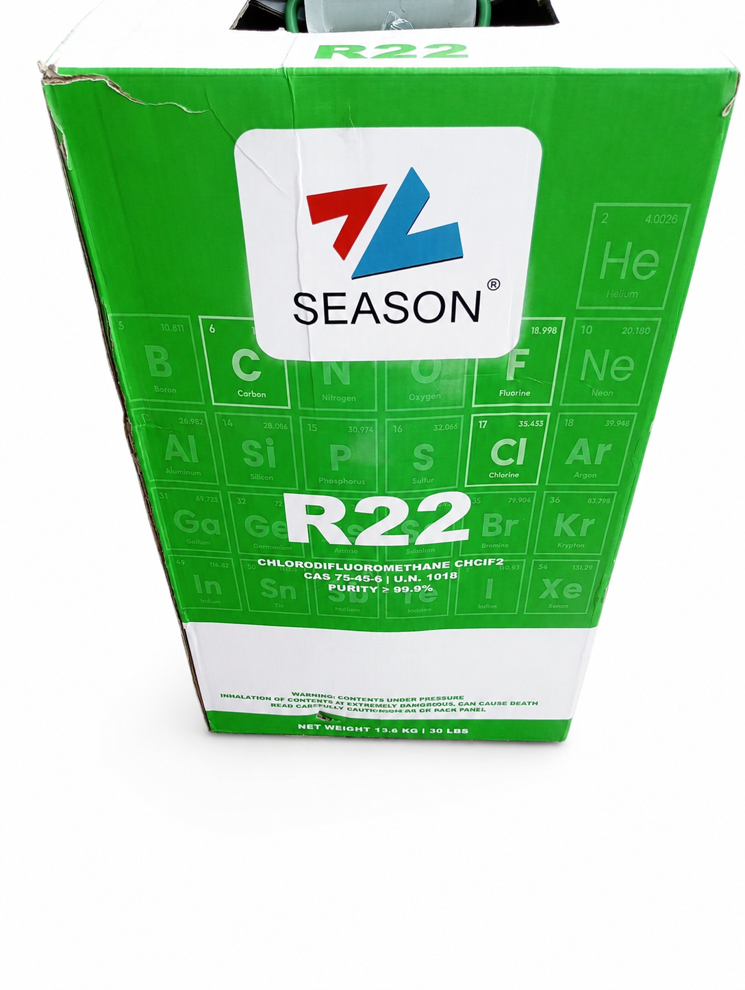 کپسول 13.6 کیلوگرمی گاز مبرد R-22 برند Season